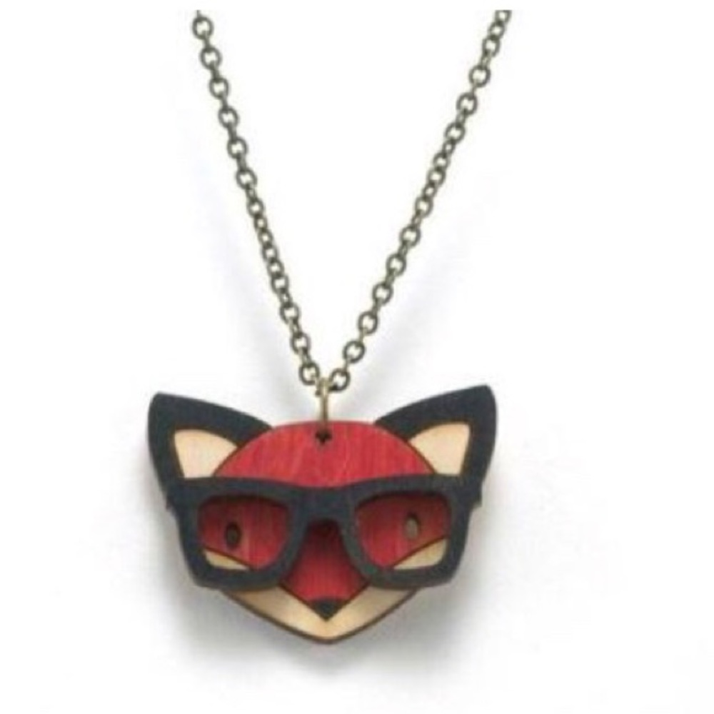 Nerdy Fox necklace
